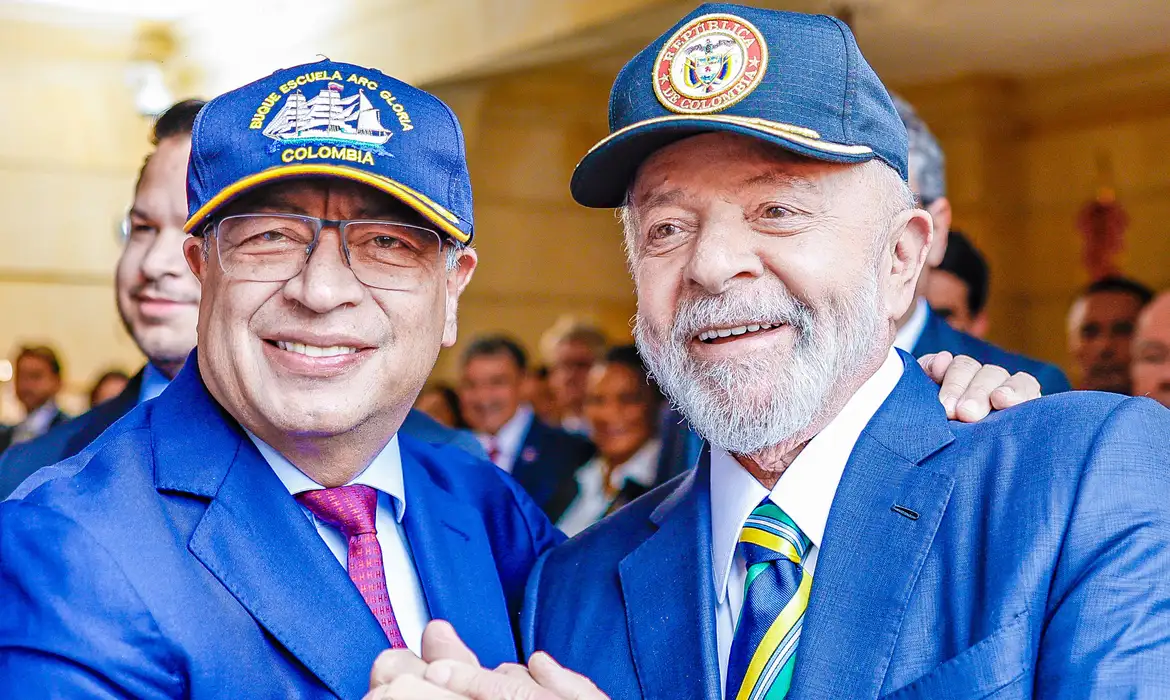 Na Colômbia, Lula se reúne com o presidente Gustavo Petro