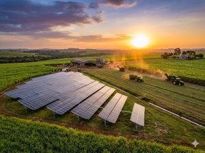 Energia Solar Revoluciona Agronegócio Brasileiro: Como a EcoPower Transforma Produtividade e Reduz Custos