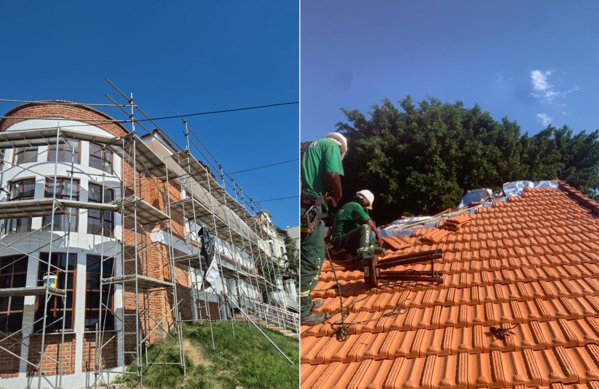 Retiro dos Artistas: reforma de casarão histórico e teatro avança em nova etapa de revitalização