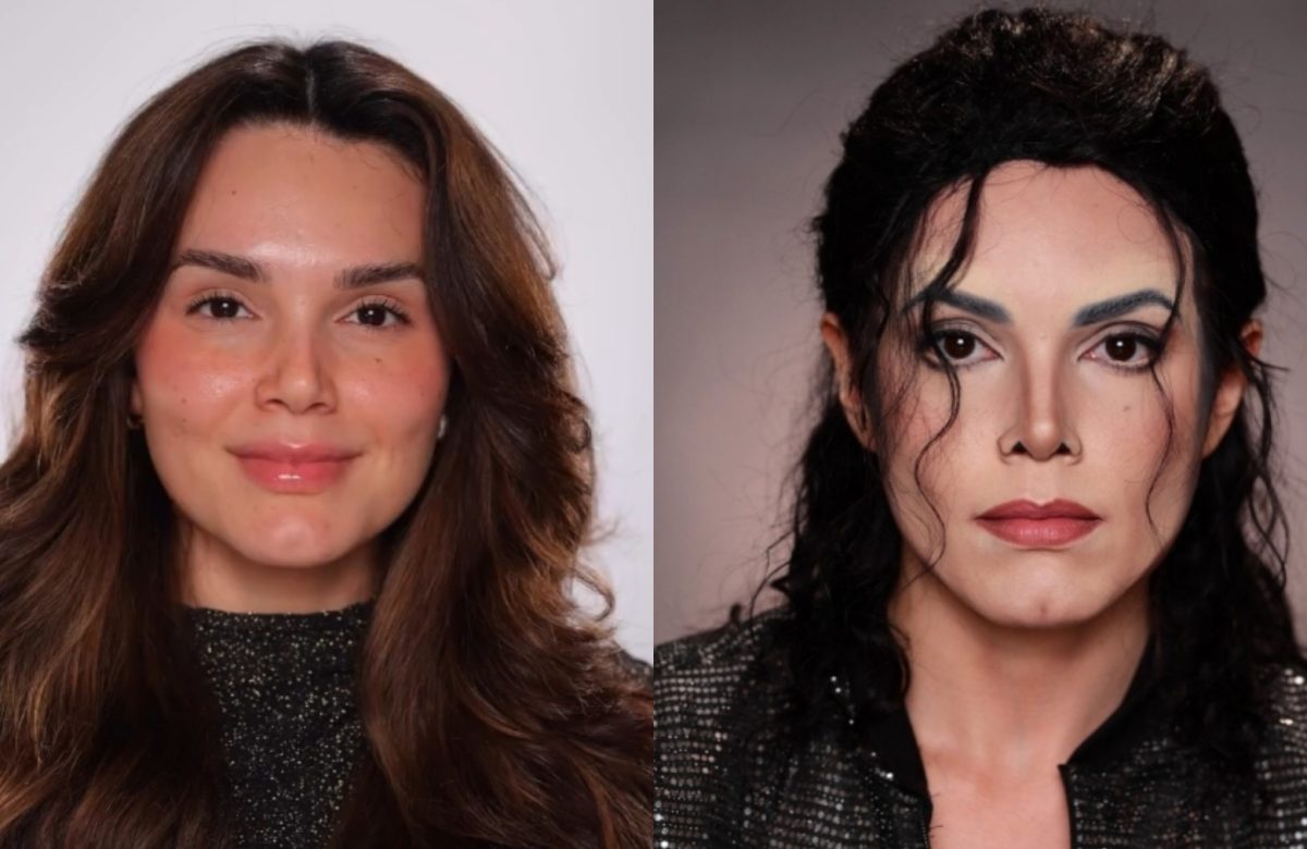 Maquiadora brasileira viraliza ao recriar Michael Jackson com caracterização perfeita