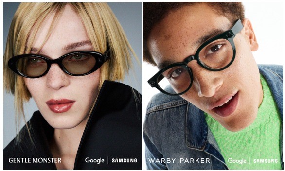 Samsung e Google lançam óculos inteligentes com Gentle Monster e Warby Parker para desafiar Meta Ray-Ban