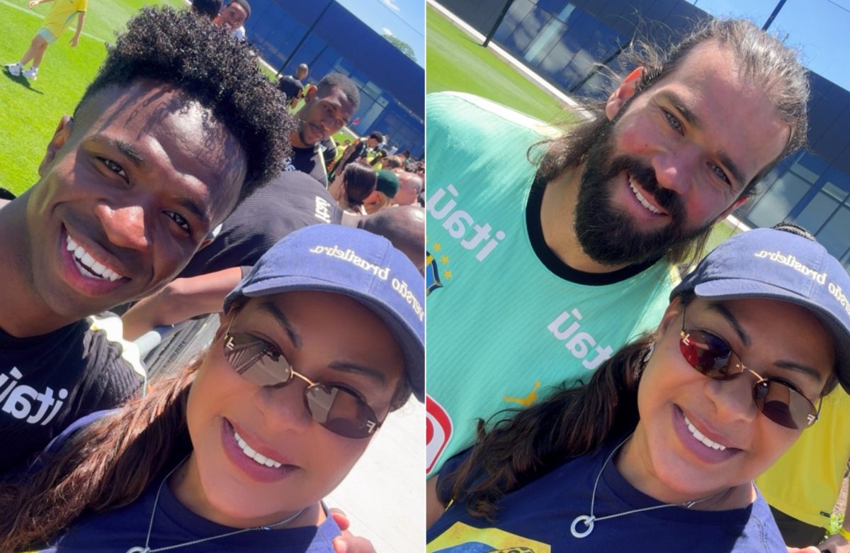 Mãe de Endrick compartilha dia especial acompanhando treino da Seleção Brasileira com família