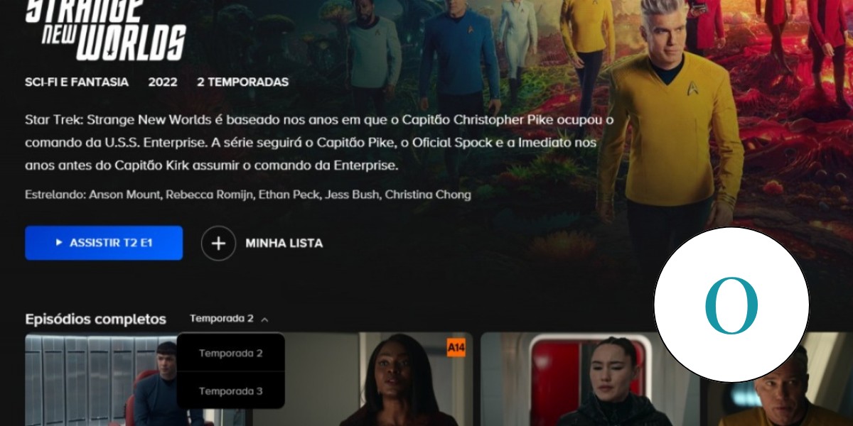 Star Trek: Strange New Worlds – Primeira Temporada Desaparece do Catálogo Paramount+