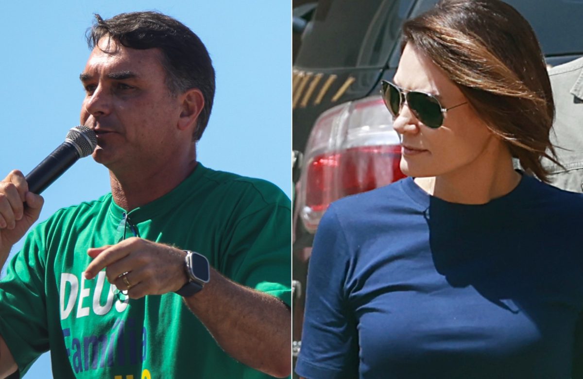 Flávio Bolsonaro cita Michelle em discurso e planeja vídeo conjunto para pacificar crise interna do PL