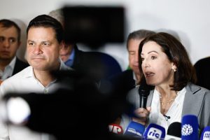 Cristina Graelm é lançada candidata ao Senado pelo Paraná na chapa sucessora de Ratinho Jr