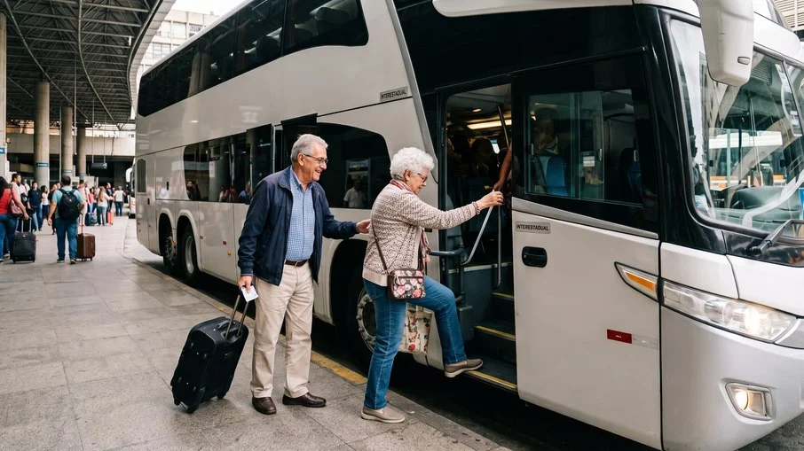 Idosos de baixa renda podem comprar passagem com desconto a qualquer hora, decide Justiça Federal