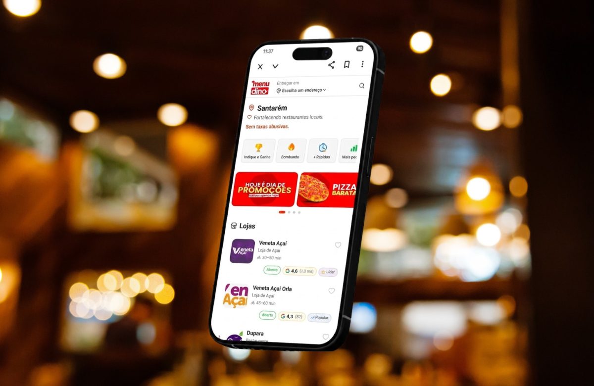 MenuDino é a segunda plataforma de delivery mais acessada do Brasil, superando marketplace tradicional