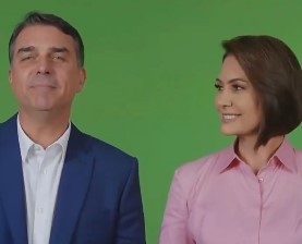 Michelle publica primeiro vídeo ao lado de Flávio após reconciliação e supera crise de campanha