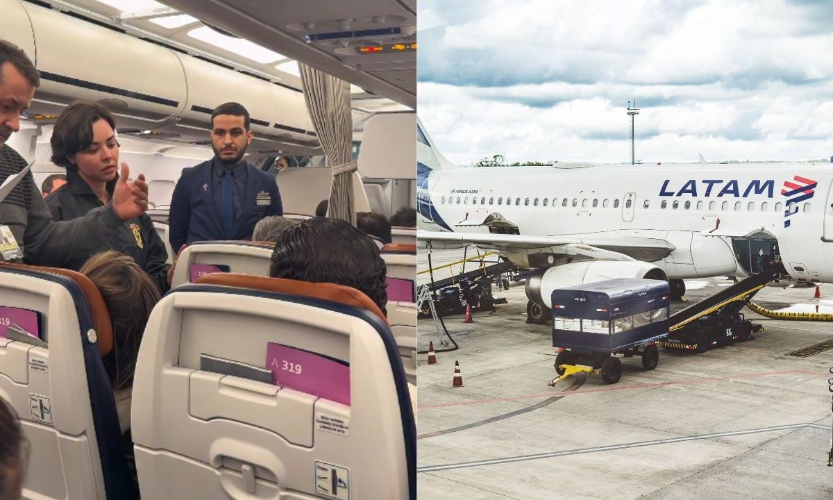Passageiro é retirado de voo Latam pela PF após discussão sobre assento e bagagem de mão
