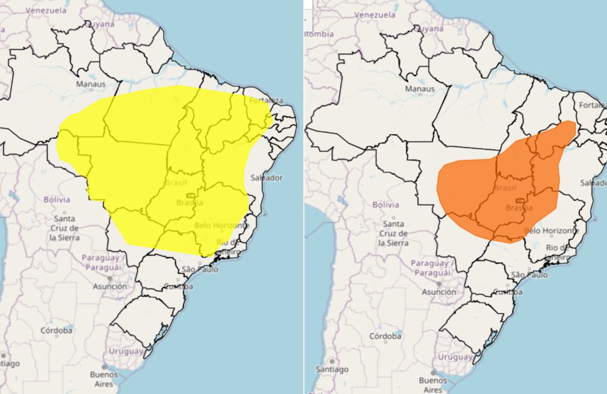 Previsão do Tempo: Semana Começa Estável no Brasil com Calor Intenso e Baixa Umidade no Interior