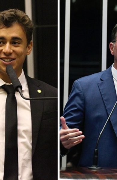 Flávio Bolsonaro visita Juiz de Fora com Nikolas após lançamento de candidatura